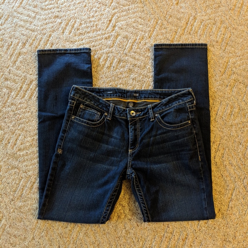 A.n.a straight leg jean dark denim